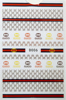 GC  D006 Nails Art Sticker