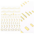 Gold Smart Line Nail Stickers