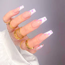 Painting Long Nail Star Nail Sticker