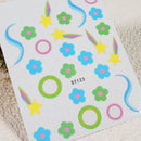 Painting Long Nail applique Nail Sticker