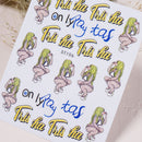 Painting Long Nail @onlypay  Nail Sticker
