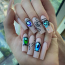 Halloween Long Nail Eye Nail Sticker