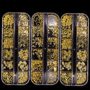 3D Metal Nail Art 12 Set Gold Silver Jewelry Decoration