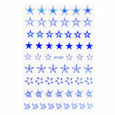 Star Colorful Lips 3D Nails Art Sticker