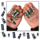 Halloween Long Nail Who better Nail Sticker