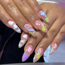 Painting Long Nail applique Nail Sticker