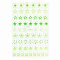 Star Colorful Lips 3D Nails Art Sticker