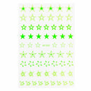 Star Colorful Lips 3D Nails Art Sticker