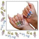 Painting Long Nail @onlypay  Nail Sticker