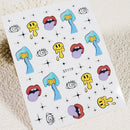 Halloween Long Nail Scary mix Nail Sticker