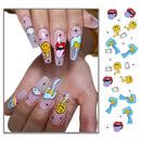 Halloween Long Nail Scary mix Nail Sticker
