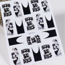 Halloween long nail Be Nice Nail Sticker