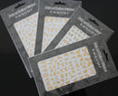 1 Gold Butterfly Laser Finger Nail Art Sticker Transfer Decals for Nail Art Decorations