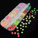 3D Nail Art 12 Set Colorful  Fruit Nail Decoration